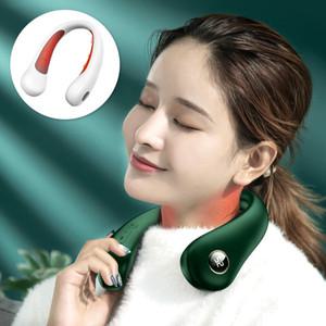 온열넥밴드 넥워머 히터 전기 충전식 온도조절형 휴대용 목난로 USB 목찜질 발열 온열기 목걸이형 난방