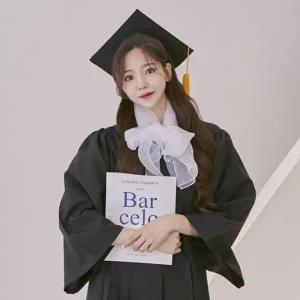 교복몰 (대여) 졸업 스카프 학사복 졸업가운 학사모.