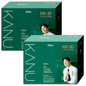 맥심_카누 디카페인 미니240T(120Tx2개)