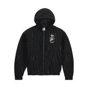 [정품아닐시3배보상] 나이키 x 스투시 NRG 스트라이프 울 자켓 블랙 DR4023-010 Nike x Stussy NRG Striped