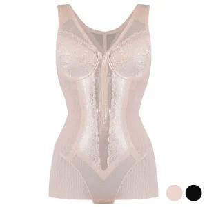 [하프클럽/메이퀸]메이퀸 여성 보정 파워넷 앞지퍼 올인원 바디슈트 5100