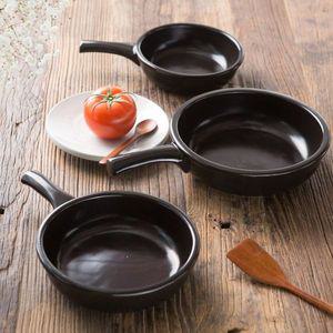 [기타]이천도자기 GGLUNVNE 내열 반후라이팬 도자기 직화 볶음팬