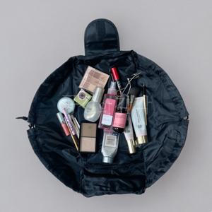 대용량 복조리 파우치 스트링 보자기형 복주머니 대형 블랙 수납 많이 되는