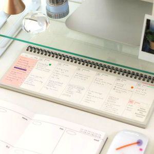 주간 스탠딩플래너 탁상 스케줄러 다이어리 위클리