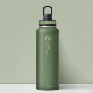 [리벤스] 트래블 보온보냉 스텐 보틀 텀블러 1200ml (그린) 1P