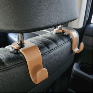 [BZJKQ94J_4B]헤드레스트 차량용 브라운 후크 등받이 1P