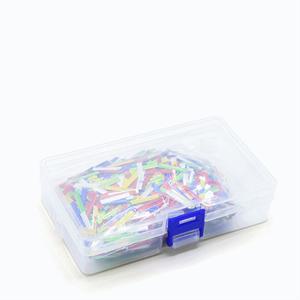 오색 믹스 컬러 2cm 빵끈조각 (케이스입 - 약70g - 약 5000조각)