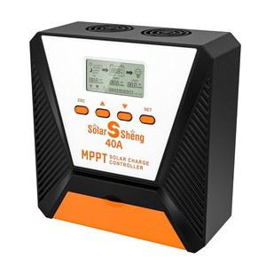 MPPT 태양광 충전 컨트롤러 40암페어 12V 24V 오토, 40A 최대 100V 입력, 납축 및 리튬 배터리 방전을 위한 패널 레귤레이터