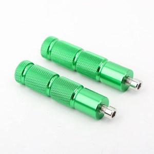 미니 자전거 부품용 자전거용 민호 그린 CNC 유니버설 모터사이클 풋 페그 M8 리어 풋레스트 MSX125 9mm 설치 구멍