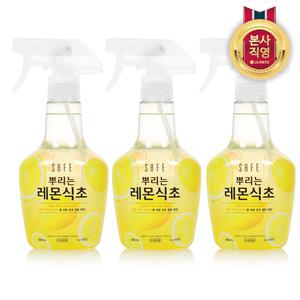 세이프 뿌리는 레몬식초 400ml 3개