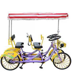 관광지 자전거 4인승 특수 사륜 마차 유원지 패밀리카