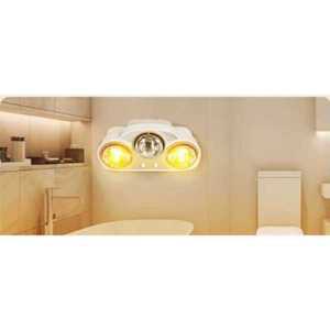 욕실 난방 히터 열전구 난방 보온등 램프 샤워실 2구 목욕 욕실 온열 온풍기 전기히터 전열기구