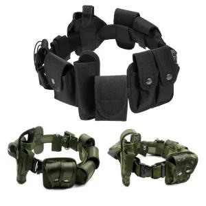 택티컬 듀티벨트 풀세트 SWAT Duty Belt 경호 경비 군용 전술 딴띠 작업허리띠 서바이벌 밀리터리용품