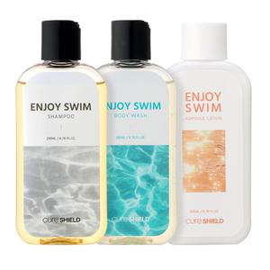 인조이스윔 수영장 샴푸 바디워시 로션 염소 냄새 제거 데일리 세트 200ml