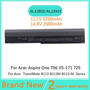 Acer 아스파이어 One용 노트북 배터리 756 V5-171 725 AL12B32 AL12X32 AL12A31 AL12B31 TravelMate B113 B