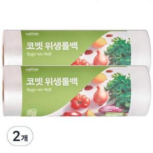 코멧 위생롤백 중형 25cm x 35cm, 600개입, 2개 one option