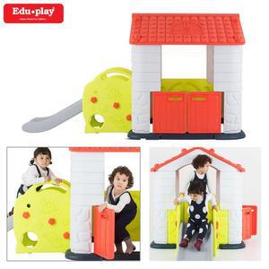 [JHQRMJ96_4B]미끄럼틀 놀이집 유아놀이 (코랄)