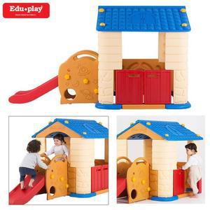 [JHQRMJ98_4B]미끄럼틀 놀이집 유아완구 (블루)