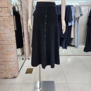 [JJ JIGOTT][JJ지고트] 버튼 장식 골지 니트 스커트 GN2P1SKT1_DG