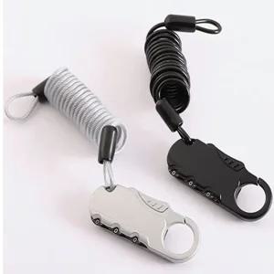 킥보드 자물쇠 전기 자전거 와이어 락 번호 키 도난 방지 잠금장치 오토바이 유모차 좌물쇠