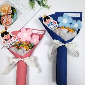 사탕꽃다발 연주회 발표회 학예회 졸업식 수료식재롱잔치 츄파춥스 미니꽃다발