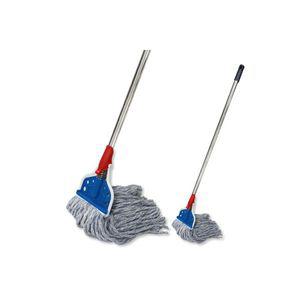 마포걸레/물걸레/마대걸레/모포걸레자루/물걸레자루 / (세트) 다우청사마포걸레+플라스틱헤드+스텐자루116c