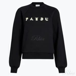 빠투 오가닉 코튼 자수 스웨트셔츠 JE1299995 999B