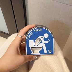 올유원 변기 모래시계 타이머 똥타임 변기 모양 5분 시간제한 모래 트릭 장난감