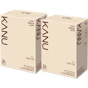 동서 맥심 카누 바닐라 라떼 24T x 2개