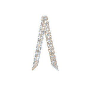 [버버리]버버리 몽타주 프린트 실크 스키니 스카프 80595441