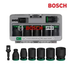보쉬 PRO 7PCS 1 2인치 소켓 세트 2608003032 육각 임팩 렌치 복스 비트