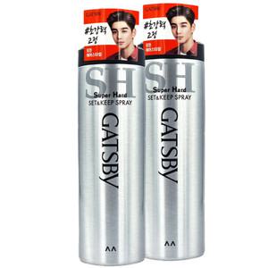 갸스비 셋앤킵 스프레이 슈퍼하드 헤어스프레이263ml x2개