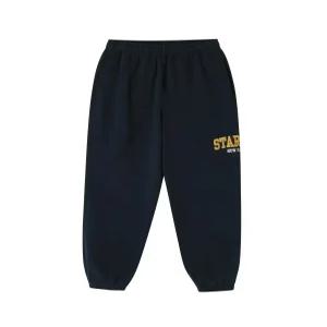 [스타터 블랙라벨] 뉴 헤이븐 아크 로고 헤비 스웨트 조거 팬츠 (네이비) SA243BPT01_NVY
