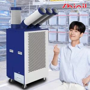 신일 실외기없는 코끼리 이동식에어컨 산업용 공업용 일체형 냉방기 공장 야외 창고 휴게소 3구SMA-PC5800B