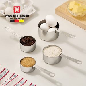 [WAGENSTEIGER] 바겐슈타이거 제빵 커피 스텐 계량컵 4pcs
