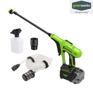 그린웍스 40V 충전식 핸디형 고압 세척기 베어툴 충전 무선 핸드 세차기 분사기 분무기 세차 물 청소 청소기 건 노즐 호스 휴대용 차량 자동차