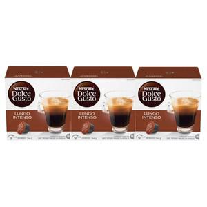 돌체구스토 룽고 홈까페 사무실 인텐소 캡슐커피 9g 16개입 3개