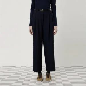 [롯데백화점]씨씨콜렉트 벨티드 투턱 와이드 팬츠 (C251MSA001)