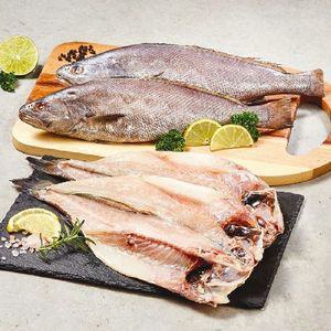 [우리참바다] 국내산 반건조 통민어 7팩(1미당 250g이상)