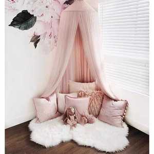 돔 캐노피 모기장 레이스 공주풍 침대 북유럽 포토존 장식 조명 포함