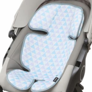 마니또 유아 여름 유모차 쿨 시트 트라이앵글 블루 BNS