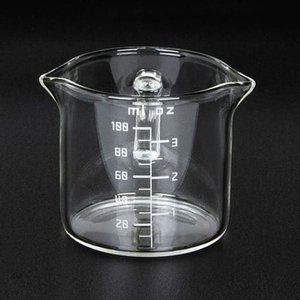 [기타]고품질 마카 계량컵 샷잔 비커컵 용량컵 유리컵 100ml 4P 업소용계량컵 대용량계량컵 (WFHUD5L)