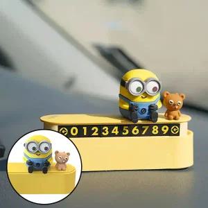 [유니버셜] 미니언즈 주차번호판 좋은시간 밥앤팀 안심번호 히든넘버 