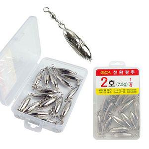 [이지커머스]세정 고리 도래추 양도래추 롤링 싱커 민물 바다 고리도래추 회전도래추 롤링도래추 낚시봉돌