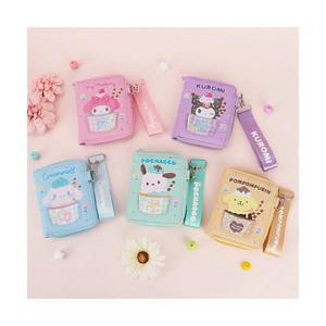 산리오 스위티 스트랩지갑 시나모롤 쿠로미 마이멜로디 폼폼푸린 포차코