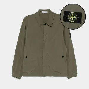 오늘출발  남성 와펜 패치 오버 셔츠 자켓 그린 4100025S0042 V0054
