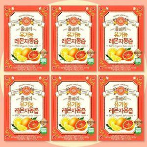 홀베리 유기농 레몬자몽즙 14포 x 6박스