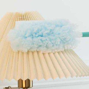 [리프]먼지털이 차량 먼지떨이개 정전기 청소포 대용량 360도 손잡이1p+리필50매