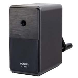 델리 7단 심조절 연필깎이 블랙실버 71161BS 볼펜 샤프 샤프심 연필 연필꽂이 연필세트 지우개