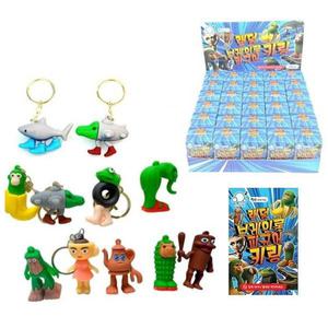 이탈리안 브레인롯 피규어 키링 열쇠고리 랜덤 10개입 굿즈 캐릭터 밈 랜덤팩 퉁퉁퉁사후르 트랄라레오